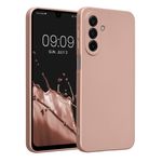 Laptop, Telefoane si Tablete - Telefoane mobile si accesorii - Accesorii Telefoane - Huse telefoane - Husa Kwmobile pentru Samsung Galaxy A17 4G/5G, protectie la zgarieturi, silicon, auriu - Infinity.ro