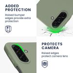 Laptop, Telefoane si Tablete - Telefoane mobile si accesorii - Accesorii Telefoane - Huse telefoane - Husa Kwmobile pentru Samsung Galaxy A17 4G/5G, incarcare wireless, TPU, verde, gri - Infinity.ro