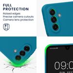 Laptop, Telefoane si Tablete - Telefoane mobile si accesorii - Accesorii Telefoane - Huse telefoane - Husa Kwmobile pentru Samsung Galaxy A17 4G/5G, protectie la zgarieturi, silicon, albastru - Infinity.ro