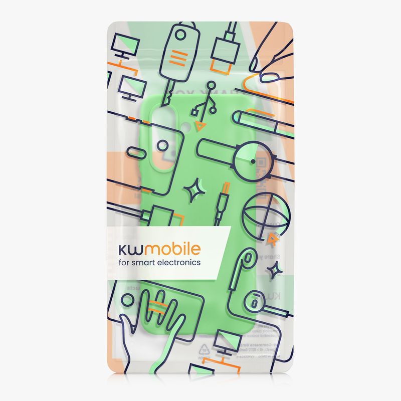 Laptop, Telefoane si Tablete - Telefoane mobile si accesorii - Accesorii Telefoane - Huse telefoane - Husa Kwmobile pentru Samsung Galaxy A26 5G, incarcare wireless, anti-alunecare, TPU, verde - Infinity.ro