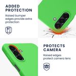 Laptop, Telefoane si Tablete - Telefoane mobile si accesorii - Accesorii Telefoane - Huse telefoane - Husa Kwmobile pentru Samsung Galaxy A26 5G, incarcare wireless, anti-alunecare, TPU, verde - Infinity.ro