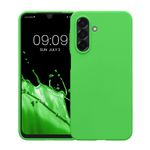 Laptop, Telefoane si Tablete - Telefoane mobile si accesorii - Accesorii Telefoane - Huse telefoane - Husa Kwmobile pentru Samsung Galaxy A26 5G, incarcare wireless, anti-alunecare, TPU, verde - Infinity.ro