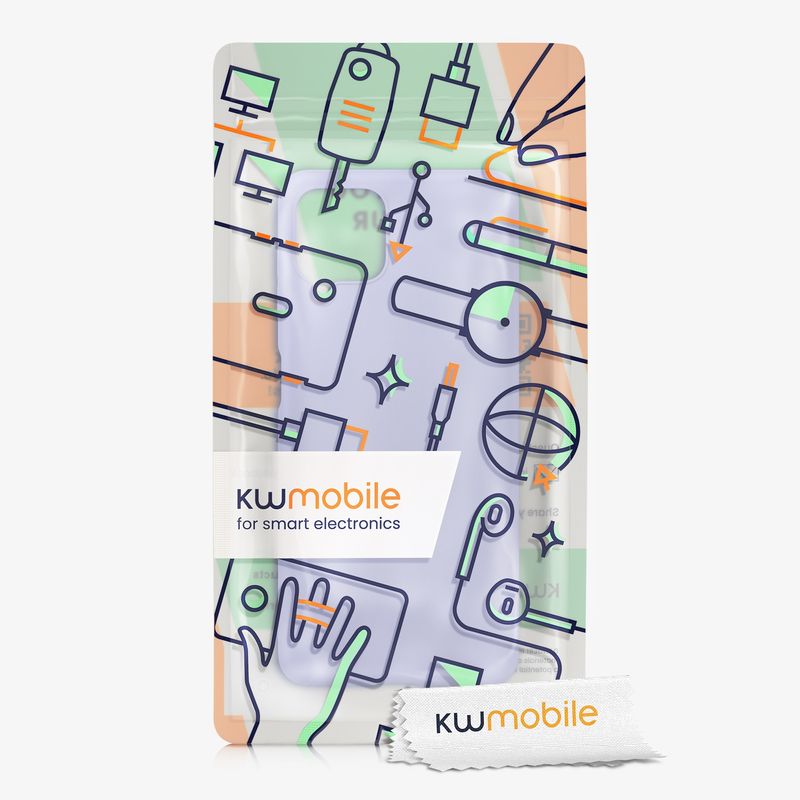 Laptop, Telefoane si Tablete - Telefoane mobile si accesorii - Accesorii Telefoane - Huse telefoane - Husa Kwmobile pentru Samsung Galaxy A22 4G, incarcare wireless, silicon, mov - Infinity.ro