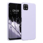 Laptop, Telefoane si Tablete - Telefoane mobile si accesorii - Accesorii Telefoane - Huse telefoane - Husa Kwmobile pentru Samsung Galaxy A22 5G, incarcare wireless, silicon, mov - Infinity.ro