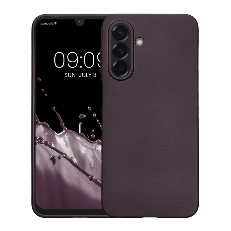 Laptop, Telefoane si Tablete - Telefoane mobile si accesorii - Accesorii Telefoane - Huse telefoane - Husa Kwmobile pentru Samsung Galaxy A26 5G, anti-alunecare, silicon, mov - Infinity.ro
