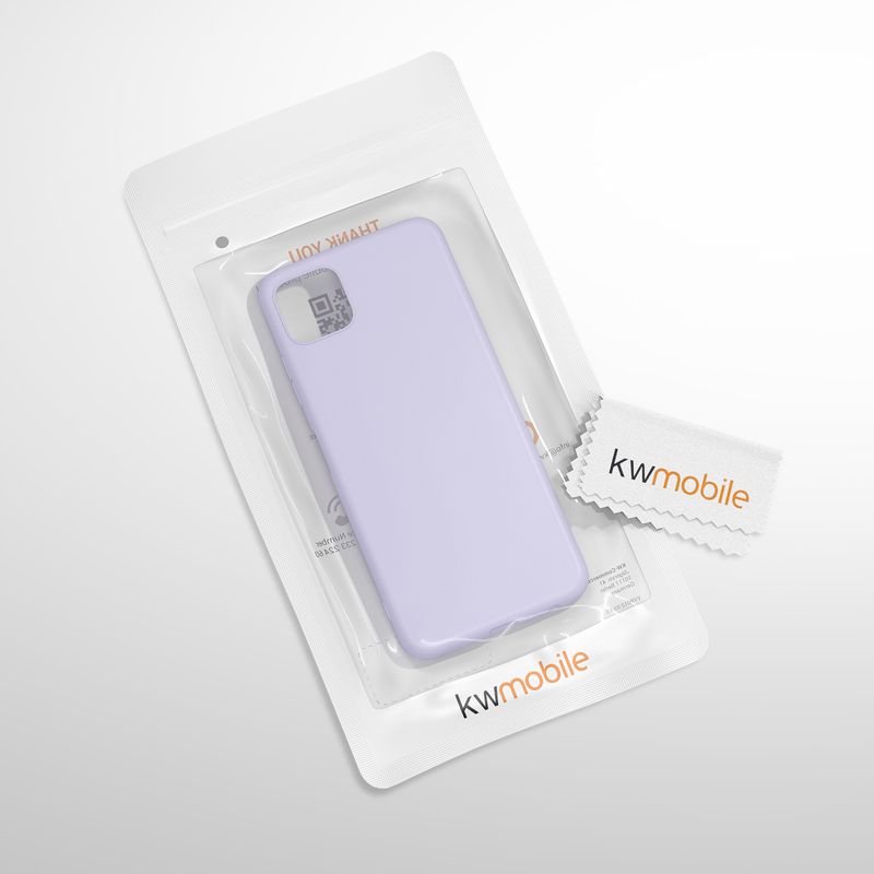 Laptop, Telefoane si Tablete - Telefoane mobile si accesorii - Accesorii Telefoane - Huse telefoane - Husa Kwmobile pentru Samsung Galaxy A22 5G, incarcare wireless, silicon, mov - Infinity.ro