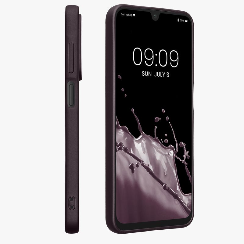 Laptop, Telefoane si Tablete - Telefoane mobile si accesorii - Accesorii Telefoane - Huse telefoane - Husa Kwmobile pentru Samsung Galaxy A26 5G, anti-alunecare, silicon, mov - Infinity.ro