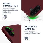 Laptop, Telefoane si Tablete - Telefoane mobile si accesorii - Accesorii Telefoane - Huse telefoane - Husa Kwmobile pentru Samsung Galaxy A26 5G, incarcare wireless, anti-alunecare, silicon, mov - Infinity.ro