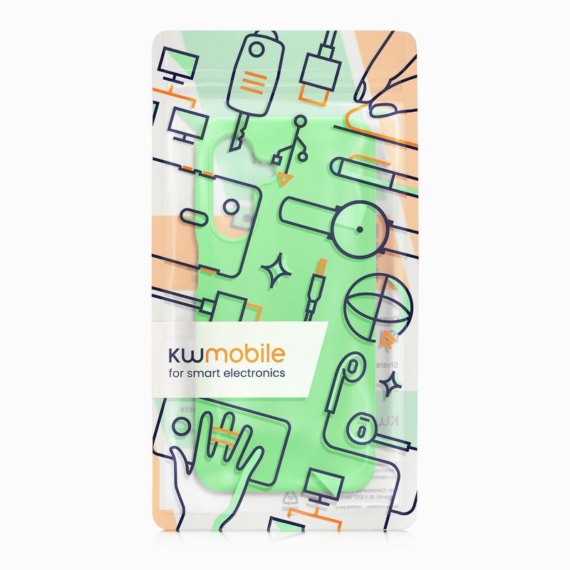 Laptop, Telefoane si Tablete - Telefoane mobile si accesorii - Accesorii Telefoane - Huse telefoane - Husa Kwmobile pentru Samsung Galaxy A26 5G, incarcare wireless, anti-alunecare, silicon, verde - Infinity.ro