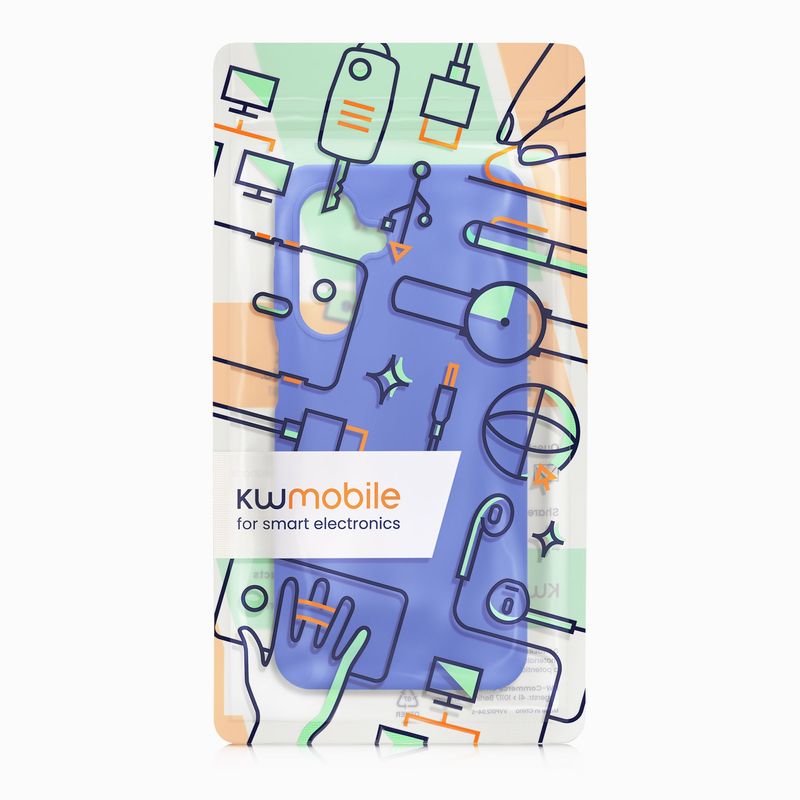 Laptop, Telefoane si Tablete - Telefoane mobile si accesorii - Accesorii Telefoane - Huse telefoane - Husa Kwmobile pentru Samsung Galaxy A26 5G, incarcare wireless, anti-alunecare, silicon, albastru - Infinity.ro