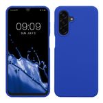 Laptop, Telefoane si Tablete - Telefoane mobile si accesorii - Accesorii Telefoane - Huse telefoane - Husa Kwmobile pentru Samsung Galaxy A26 5G, incarcare wireless, anti-alunecare, silicon, albastru - Infinity.ro