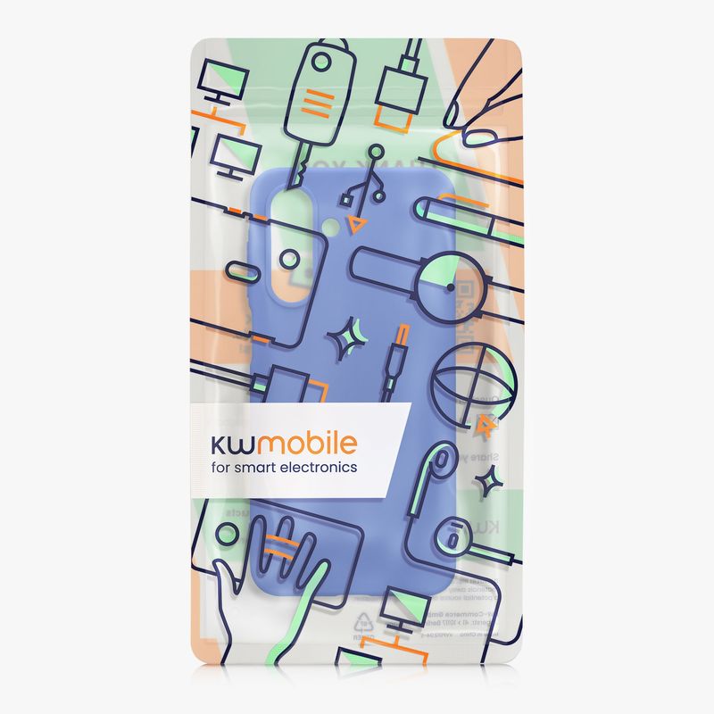 Laptop, Telefoane si Tablete - Telefoane mobile si accesorii - Accesorii Telefoane - Huse telefoane - Husa Kwmobile pentru Samsung Galaxy A26 5G, incarcare wireless, anti-alunecare, TPU, albastru - Infinity.ro