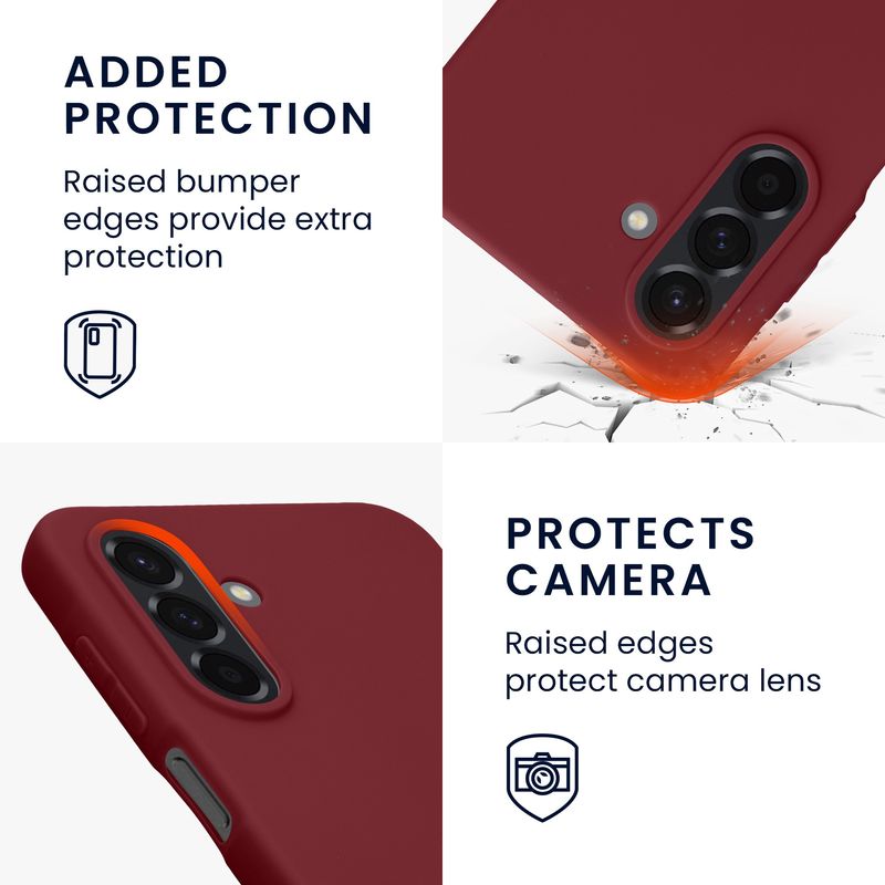 Laptop, Telefoane si Tablete - Telefoane mobile si accesorii - Accesorii Telefoane - Huse telefoane - Husa Kwmobile pentru Samsung Galaxy A26 5G, incarcare wireless, anti-alunecare, TPU, mov - Infinity.ro