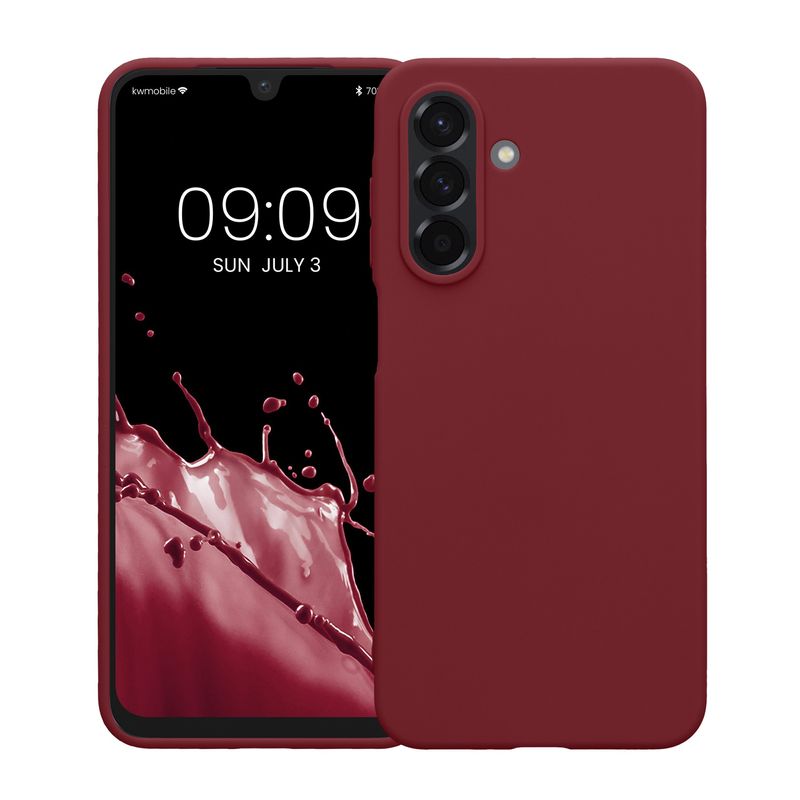 Laptop, Telefoane si Tablete - Telefoane mobile si accesorii - Accesorii Telefoane - Huse telefoane - Husa Kwmobile pentru Samsung Galaxy A26 5G, incarcare wireless, anti-alunecare, TPU, mov - Infinity.ro