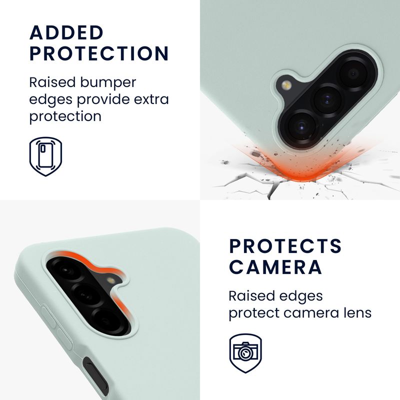 Laptop, Telefoane si Tablete - Telefoane mobile si accesorii - Accesorii Telefoane - Huse telefoane - Husa Kwmobile pentru Samsung Galaxy A26 5G, incarcare wireless, silicon, menta - Infinity.ro