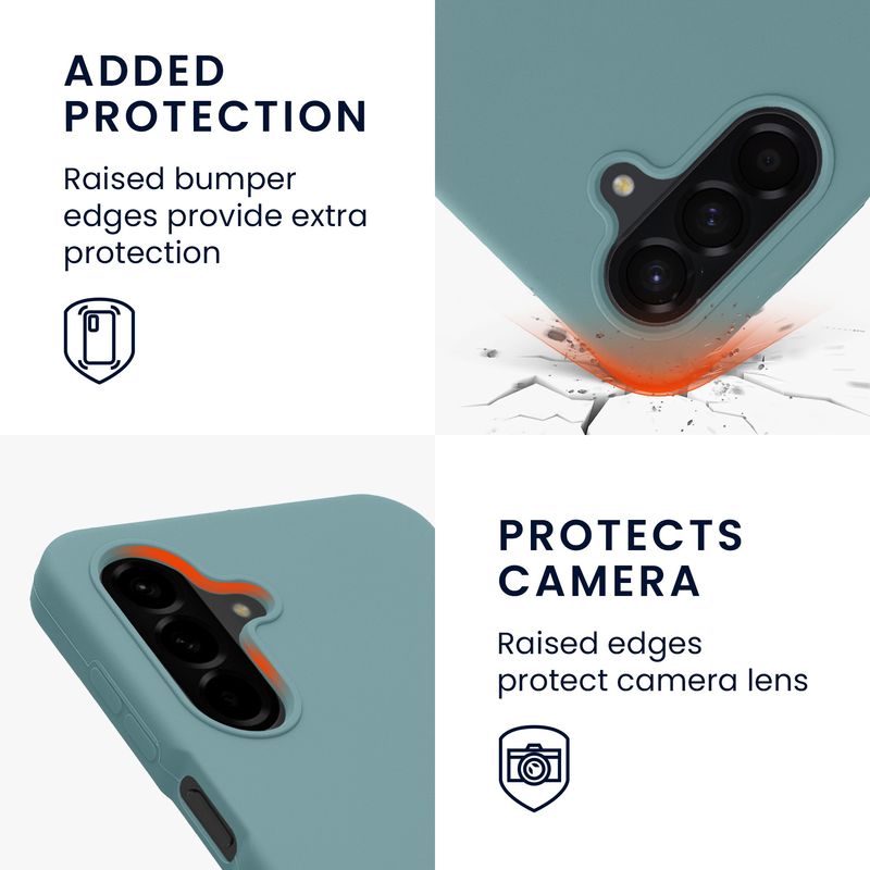 Laptop, Telefoane si Tablete - Telefoane mobile si accesorii - Accesorii Telefoane - Huse telefoane - Husa Kwmobile pentru Samsung Galaxy A26 5G, incarcare wireless, silicon, noapte - Infinity.ro