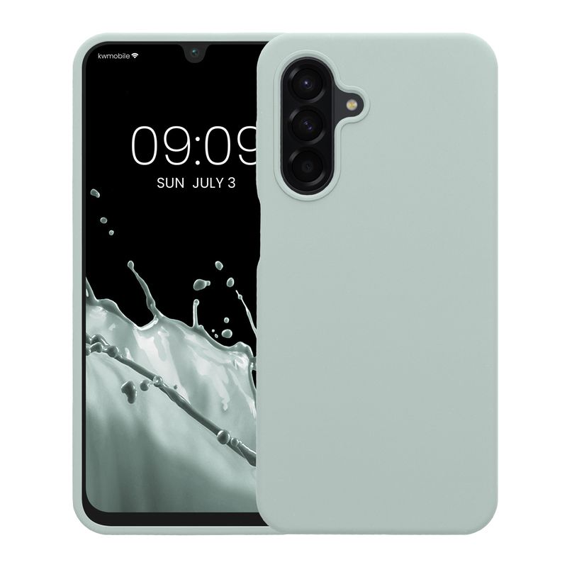 Laptop, Telefoane si Tablete - Telefoane mobile si accesorii - Accesorii Telefoane - Huse telefoane - Husa Kwmobile pentru Samsung Galaxy A26 5G, incarcare wireless, silicon, menta - Infinity.ro