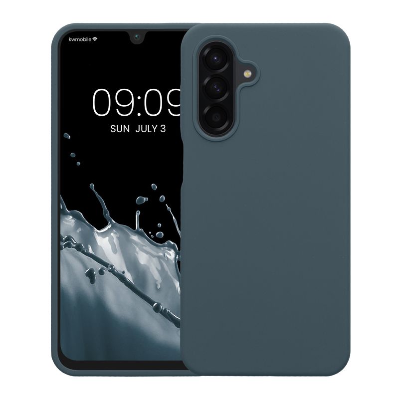 Laptop, Telefoane si Tablete - Telefoane mobile si accesorii - Accesorii Telefoane - Huse telefoane - Husa Kwmobile pentru Samsung Galaxy A26 5G, incarcare wireless, silicon, gri - Infinity.ro