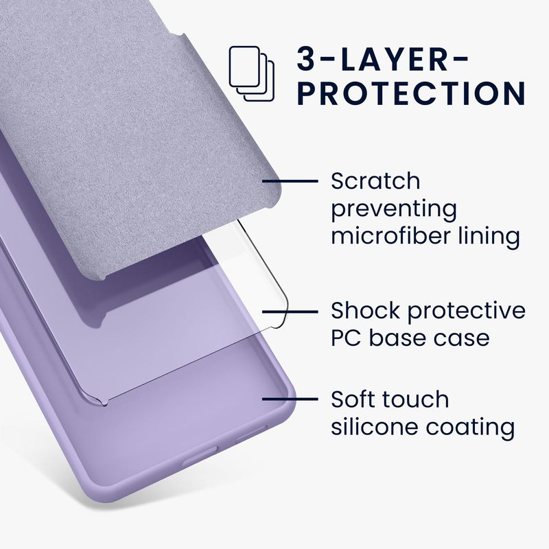 Laptop, Telefoane si Tablete - Telefoane mobile si accesorii - Accesorii Telefoane - Huse telefoane - Husa Kwmobile pentru Samsung Galaxy A26 5G, incarcare wireless, silicon, lavanda - Infinity.ro