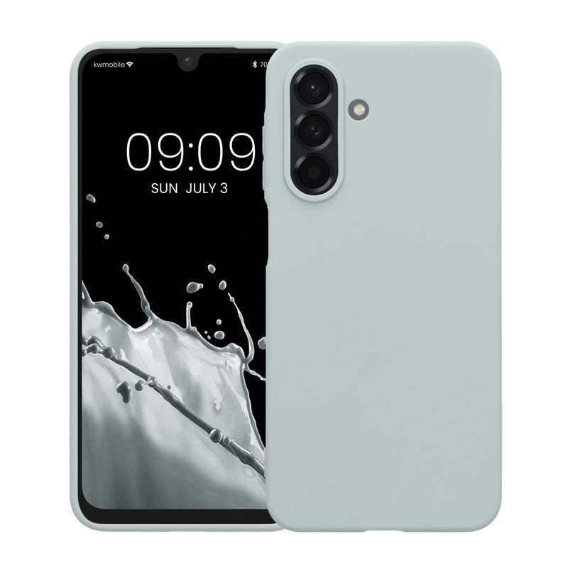 Laptop, Telefoane si Tablete - Telefoane mobile si accesorii - Accesorii Telefoane - Huse telefoane - Husa Kwmobile pentru Samsung Galaxy A26 5G, incarcare wireless, TPU, menta - Infinity.ro