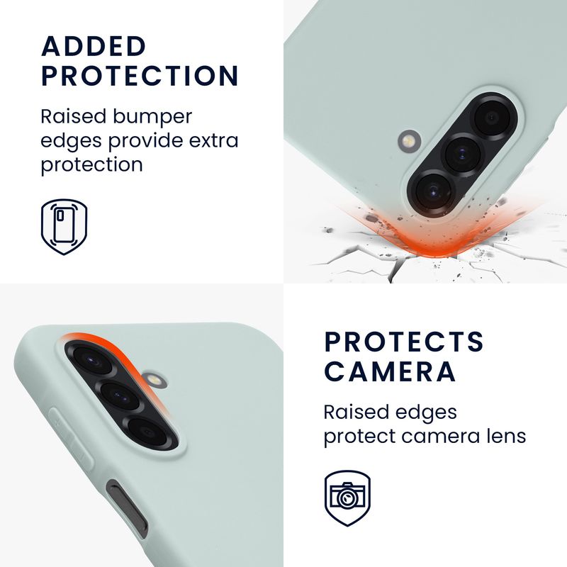 Laptop, Telefoane si Tablete - Telefoane mobile si accesorii - Accesorii Telefoane - Huse telefoane - Husa Kwmobile pentru Samsung Galaxy A26 5G, incarcare wireless, TPU, menta - Infinity.ro