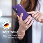 Laptop, Telefoane si Tablete - Telefoane mobile si accesorii - Accesorii Telefoane - Huse telefoane - Husa Kwmobile pentru Samsung Galaxy A27 5G, anti-alunecare, silicon, albastru-violet - Infinity.ro