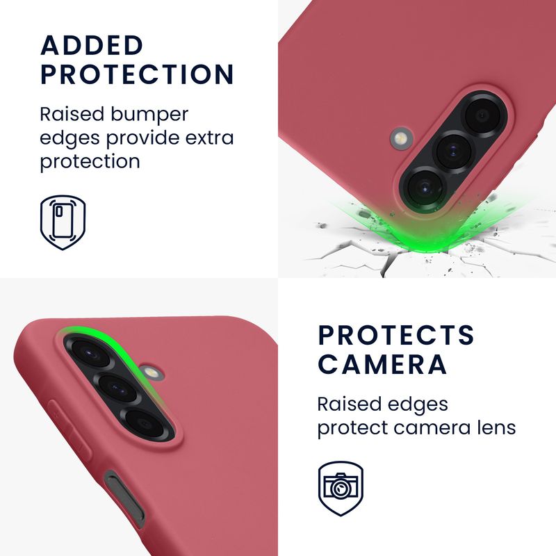 Laptop, Telefoane si Tablete - Telefoane mobile si accesorii - Accesorii Telefoane - Huse telefoane - Husa Kwmobile pentru Samsung Galaxy A26 5G, incarcare wireless, TPU, roz - Infinity.ro