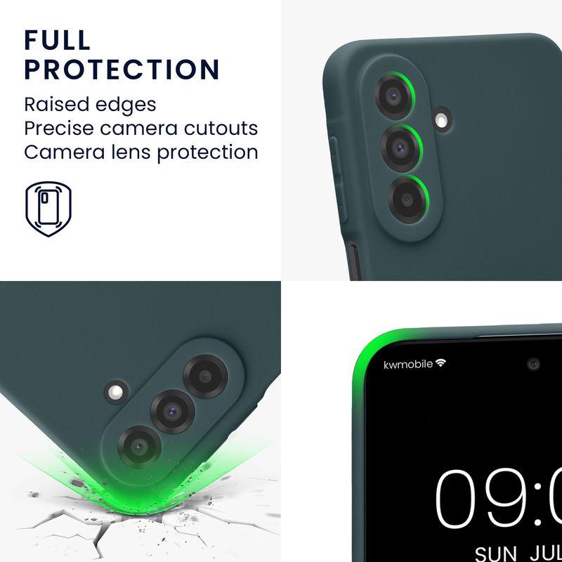 Laptop, Telefoane si Tablete - Telefoane mobile si accesorii - Accesorii Telefoane - Huse telefoane - Husa Kwmobile pentru Samsung Galaxy A27 5G, anti-alunecare, silicon, gri - Infinity.ro