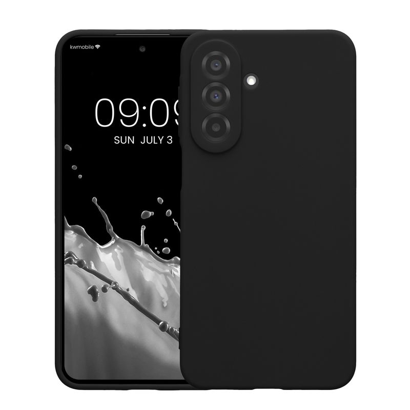 Laptop, Telefoane si Tablete - Telefoane mobile si accesorii - Accesorii Telefoane - Huse telefoane - Husa Kwmobile pentru Samsung Galaxy A27 5G, anti-alunecare, silicon, negru - Infinity.ro
