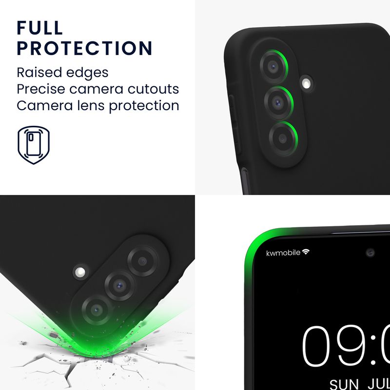 Laptop, Telefoane si Tablete - Telefoane mobile si accesorii - Accesorii Telefoane - Huse telefoane - Husa Kwmobile pentru Samsung Galaxy A27 5G, anti-alunecare, silicon, negru - Infinity.ro
