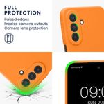 Laptop, Telefoane si Tablete - Telefoane mobile si accesorii - Accesorii Telefoane - Huse telefoane - Husa Kwmobile pentru Samsung Galaxy A27 5G, anti-alunecare, silicon, portocaliu - Infinity.ro