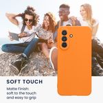 Laptop, Telefoane si Tablete - Telefoane mobile si accesorii - Accesorii Telefoane - Huse telefoane - Husa Kwmobile pentru Samsung Galaxy A27 5G, anti-alunecare, silicon, portocaliu - Infinity.ro