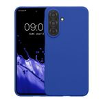Laptop, Telefoane si Tablete - Telefoane mobile si accesorii - Accesorii Telefoane - Huse telefoane - Husa Kwmobile pentru Samsung Galaxy A27 5G, incarcare wireless, anti-alunecare, silicon, albastru - Infinity.ro
