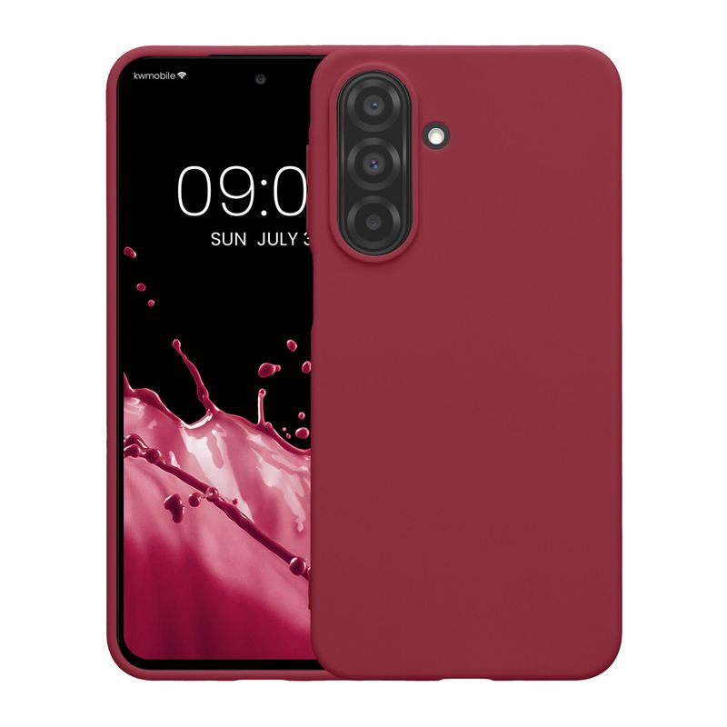 Laptop, Telefoane si Tablete - Telefoane mobile si accesorii - Accesorii Telefoane - Huse telefoane - Husa Kwmobile pentru Samsung Galaxy A27 5G, incarcare wireless, anti-alunecare, silicon, mov - Infinity.ro