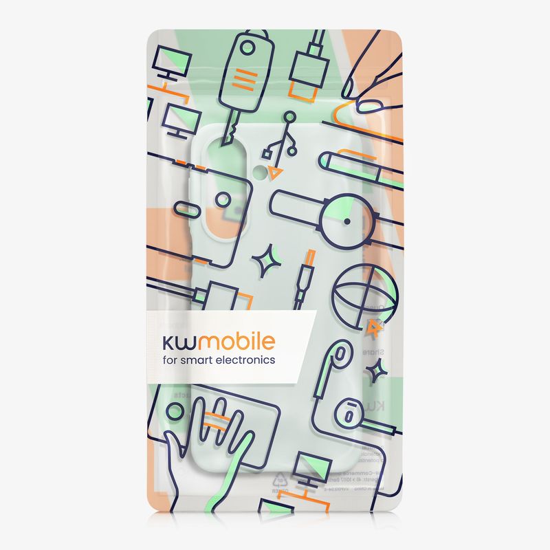 Laptop, Telefoane si Tablete - Telefoane mobile si accesorii - Accesorii Telefoane - Huse telefoane - Husa Kwmobile pentru Samsung Galaxy A27 5G, incarcare wireless, silicon, menta - Infinity.ro