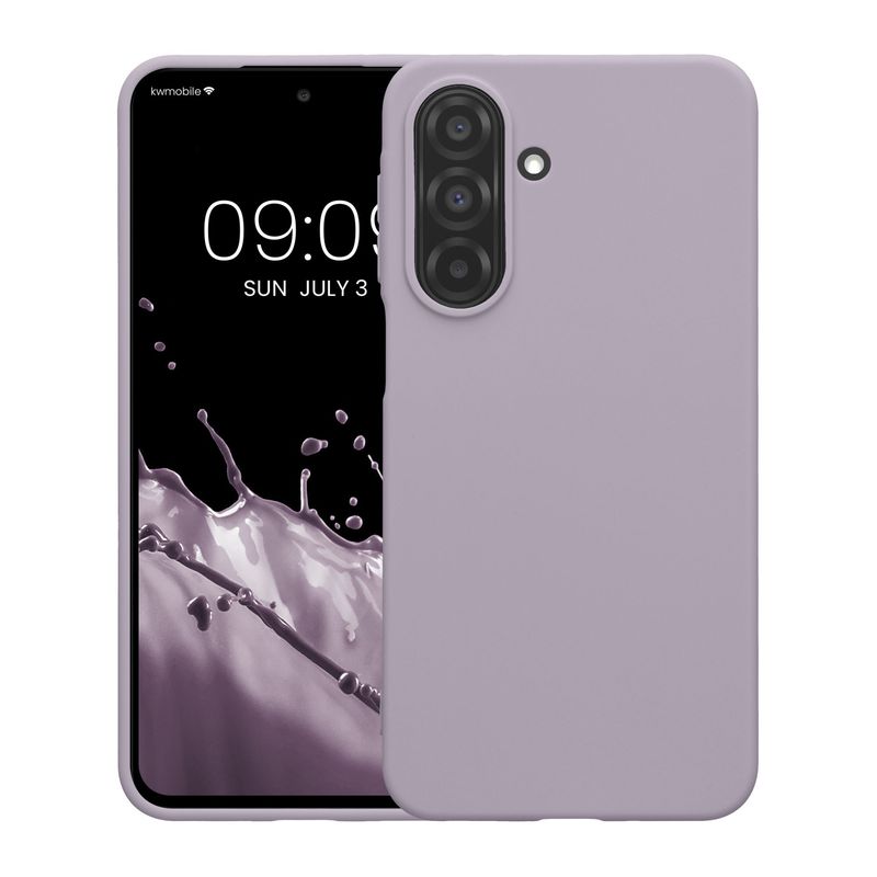 Laptop, Telefoane si Tablete - Telefoane mobile si accesorii - Accesorii Telefoane - Huse telefoane - Husa Kwmobile pentru Samsung Galaxy A27 5G, incarcare wireless, silicon, lavanda - Infinity.ro