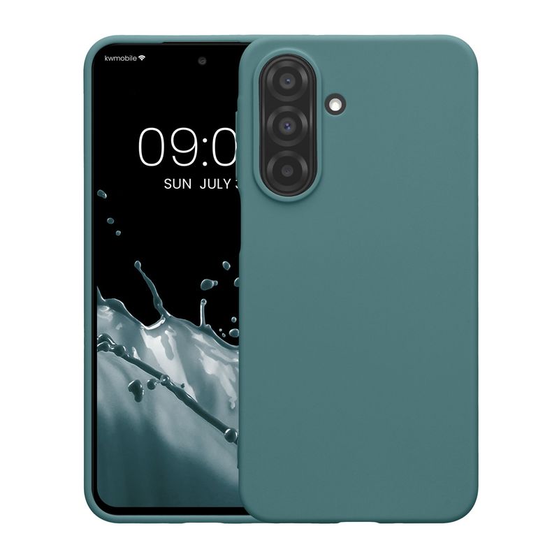 Laptop, Telefoane si Tablete - Telefoane mobile si accesorii - Accesorii Telefoane - Huse telefoane - Husa Kwmobile pentru Samsung Galaxy A27 5G, incarcare wireless, silicon, noapte - Infinity.ro