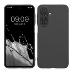 Laptop, Telefoane si Tablete - Telefoane mobile si accesorii - Accesorii Telefoane - Huse telefoane - Husa Kwmobile pentru Samsung Galaxy A27 5G, incarcare wireless, anti-alunecare, silicon, gri - Infinity.ro
