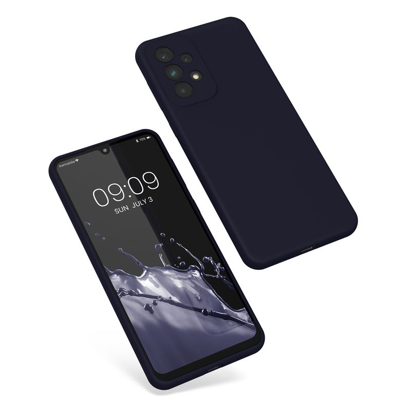 Laptop, Telefoane si Tablete - Telefoane mobile si accesorii - Accesorii Telefoane - Huse telefoane - Husa Kwmobile pentru Samsung Galaxy A33 5G, incarcare wireless, silicon, ocean - Infinity.ro