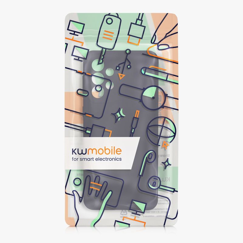 Laptop, Telefoane si Tablete - Telefoane mobile si accesorii - Accesorii Telefoane - Huse telefoane - Husa Kwmobile pentru Samsung Galaxy A33 5G, incarcare wireless, silicon, ocean - Infinity.ro