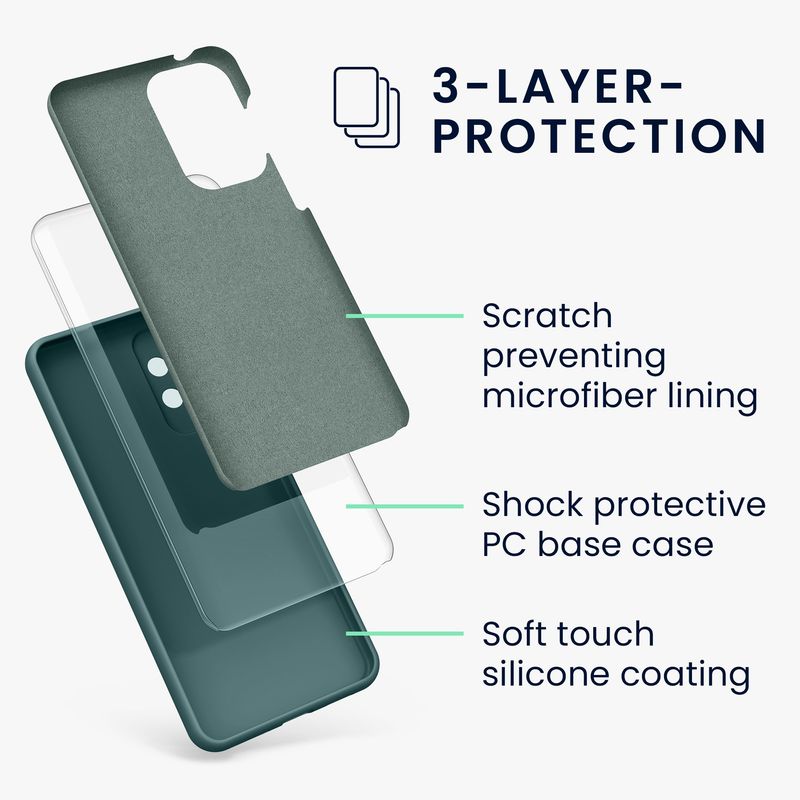 Laptop, Telefoane si Tablete - Telefoane mobile si accesorii - Accesorii Telefoane - Huse telefoane - Husa Kwmobile pentru Samsung Galaxy A33 5G, incarcare wireless, silicon, noapte - Infinity.ro