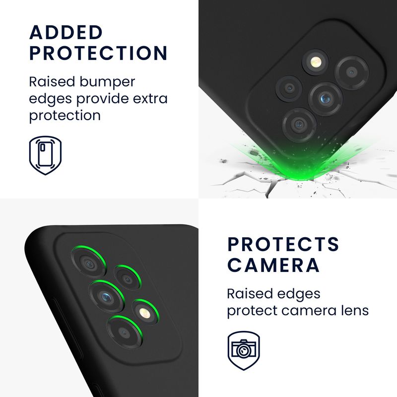 Laptop, Telefoane si Tablete - Telefoane mobile si accesorii - Accesorii Telefoane - Huse telefoane - Husa Kwmobile pentru Samsung Galaxy A33 5G, incarcare wireless, silicon, negru - Infinity.ro