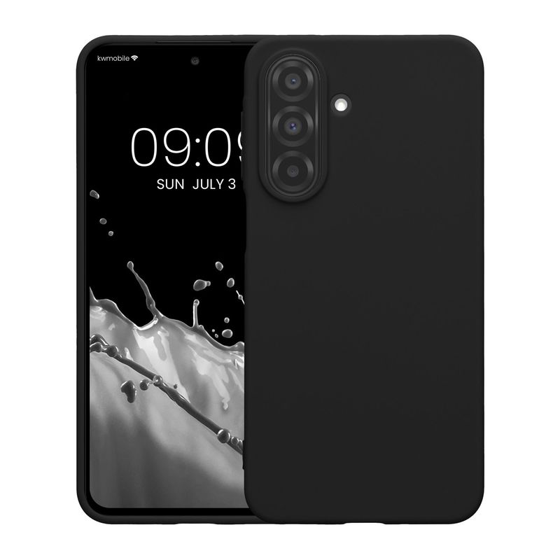 Laptop, Telefoane si Tablete - Telefoane mobile si accesorii - Accesorii Telefoane - Huse telefoane - Husa Kwmobile pentru Samsung Galaxy A27 5G, incarcare wireless, silicon, negru - Infinity.ro