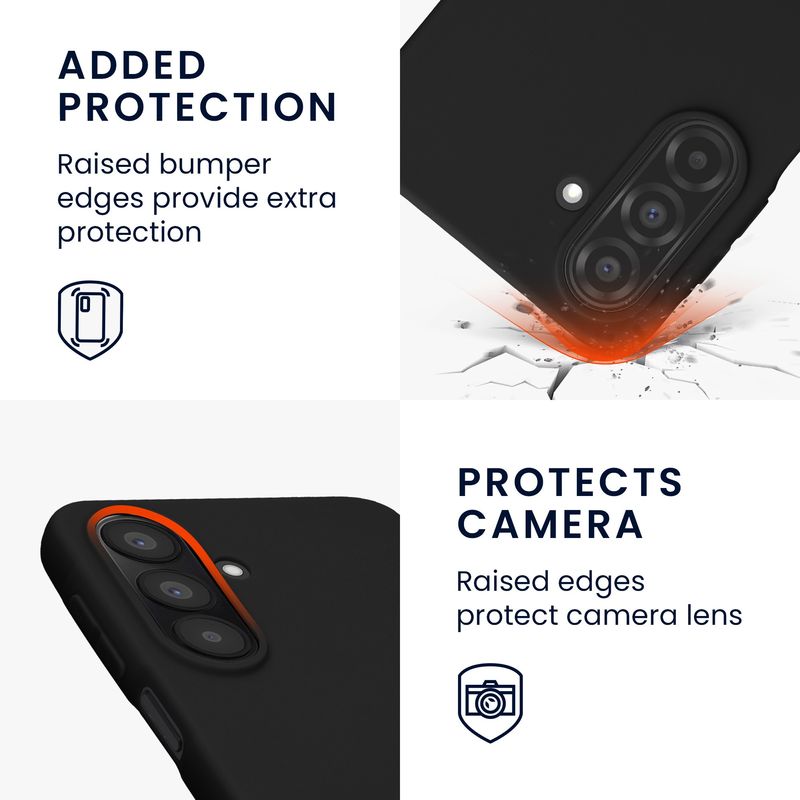 Laptop, Telefoane si Tablete - Telefoane mobile si accesorii - Accesorii Telefoane - Huse telefoane - Husa Kwmobile pentru Samsung Galaxy A27 5G, incarcare wireless, silicon, negru - Infinity.ro