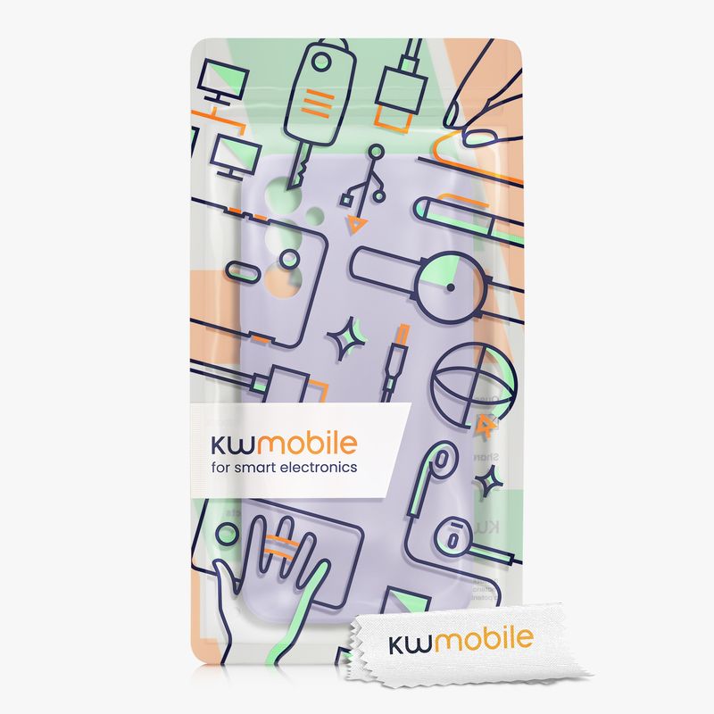 Laptop, Telefoane si Tablete - Telefoane mobile si accesorii - Accesorii Telefoane - Huse telefoane - Husa Kwmobile pentru Samsung Galaxy A34 5G, anti-alunecare, anti-amprenta, silicon, mov - Infinity.ro