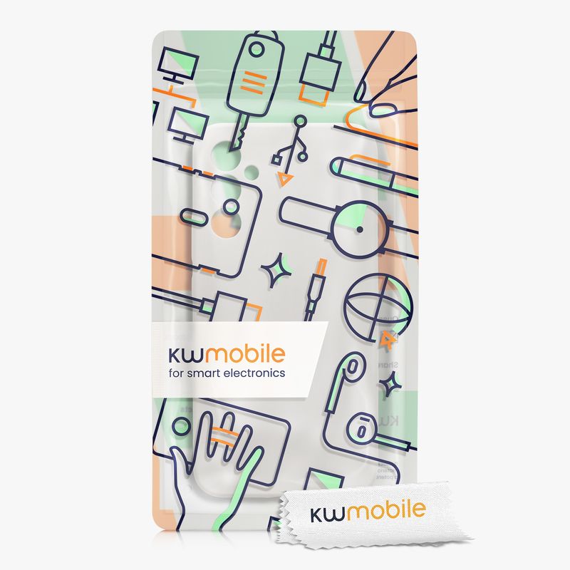 Laptop, Telefoane si Tablete - Telefoane mobile si accesorii - Accesorii Telefoane - Huse telefoane - Husa Kwmobile pentru Samsung Galaxy A34 5G, anti-alunecare, silicon, alb - Infinity.ro
