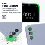 Laptop, Telefoane si Tablete - Telefoane mobile si accesorii - Accesorii Telefoane - Huse telefoane - Husa Kwmobile pentru Samsung Galaxy A34 5G, anti-alunecare, silicon, albastru deschis - Infinity.ro