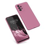 Laptop, Telefoane si Tablete - Telefoane mobile si accesorii - Accesorii Telefoane - Huse telefoane - Husa Kwmobile pentru Samsung Galaxy A33 5G, incarcare wireless, anti-alunecare, silicon, roz - Infinity.ro