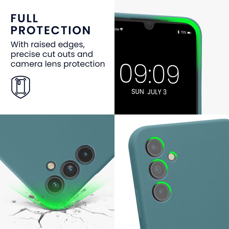 Laptop, Telefoane si Tablete - Telefoane mobile si accesorii - Accesorii Telefoane - Huse telefoane - Husa Kwmobile pentru Samsung Galaxy A34 5G, anti-alunecare, silicon, piatra - Infinity.ro