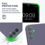 Laptop, Telefoane si Tablete - Telefoane mobile si accesorii - Accesorii Telefoane - Huse telefoane - Husa Kwmobile pentru Samsung Galaxy A34 5G, anti-alunecare, silicon, gri - Infinity.ro